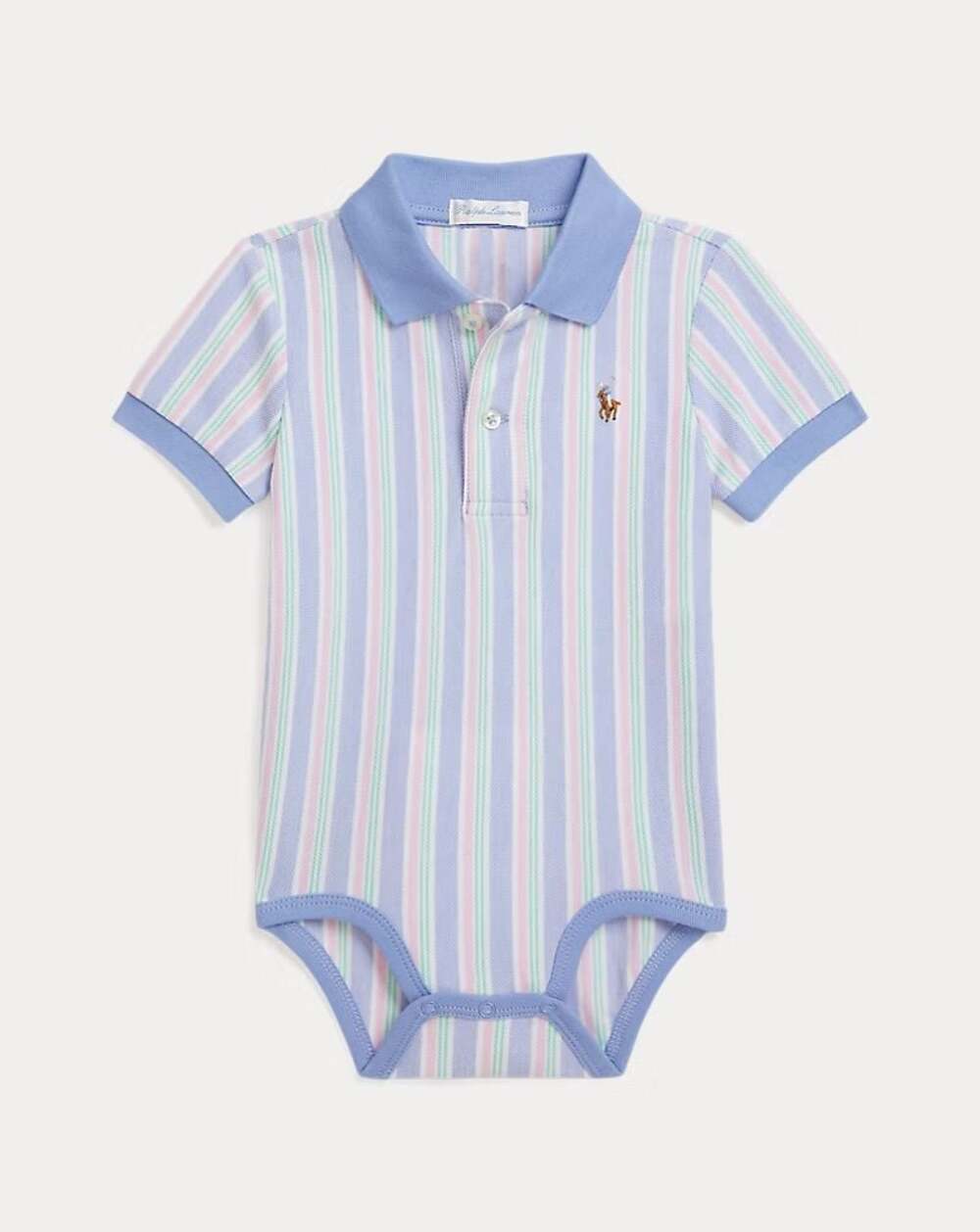 Polo Ralph Lauren Baby Boys Striped Polo Bodysuit 12M